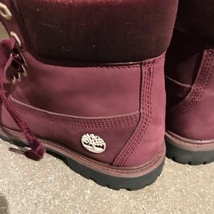 Women’s Maroon Timberland Boots